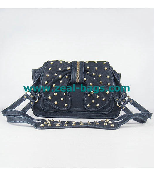 Cheap 3.1 Phillip Lim Edie Bow Studded Bag Dark Blue Replica - Click Image to Close